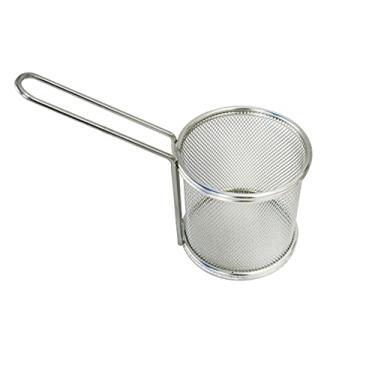 Imagem de CESTA DE PETISCO REDONDA DE AÇO INOX 8.8 X 8.8 X 09CM