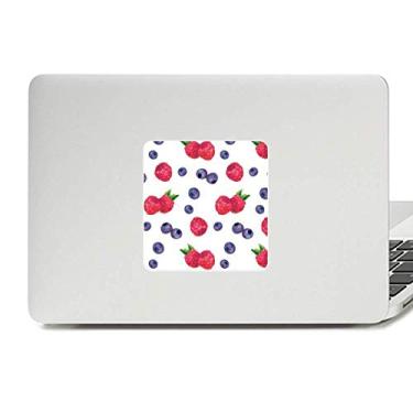 Imagem de Adesivo de vinil com estampa de frutas de morango e mirtilo para laptop, decoração de policarbonato