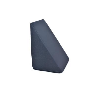 Imagem de Travesseiro Triangular Espuma Encosto Adulto Apoio Costas Repouso Leitura Cor:Preto