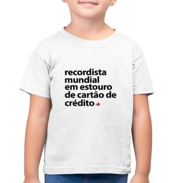 Imagem de Camiseta Algodão Infantil Recordista Mundial Em Estouro De Cartão - Fo
