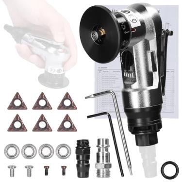 Imagem de Daconovo Máquina de chanfrar pneumática Carpinteiro Ferramenta de chanfrar Portátil Moedor de mão Metal Madeira Acrílico Rebarbador Biselado Máquina de aparar WSF