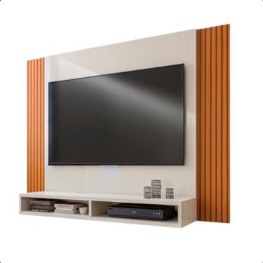 Imagem de Painel Tokyo Com Alto brilho Para TV 43 Polegadas Off White/Ripado