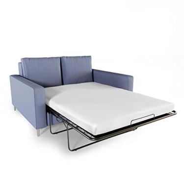 Imagem de Rinkai-S Colchão de Espuma Viscoelástica de 12 cm com Capa Lavável para Sofás-Cama e Sofá-Cama, Tamanho Casal, Certificado CertiPUR-US