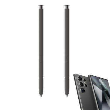 Imagem de 2 canetas de substituição S24 Ultra S para Samsung Galaxy S24 Ultra S, versão dos EUA, EJ-PS928BBEGUS, para Samsung Galaxy S24 Ultra Stylus sem Bluetooth (cinza escuro)