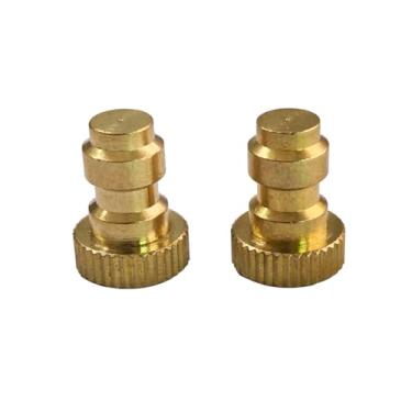 Imagem de Aopkeo Pacote com 2 conectores sextavados 8 mm plugue de poeira macho plugue cego de alta pressão para paintball airsoft PCP acessórios de bomba de tiro