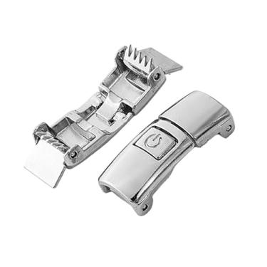 Imagem de Elastic Laces Sneakers Width Flat Shoelaces Without Ties Kids Adult Lock No Tie Shoelace Rubber Bands Shoe Accessories (Color : Silver lock)