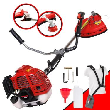 Imagem de Roçadeira 43cc Kawashima KW 43-L c/ motor M-4300 a gasolina 2 tempos