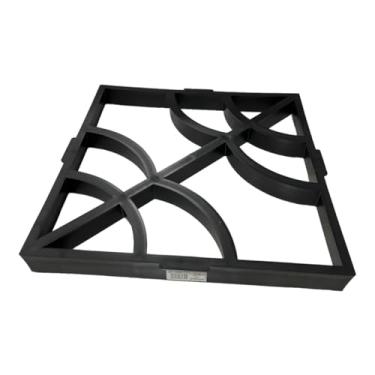 Imagem de Forma Molde Calçada Jardim Bloquete Concreto Pedras - Easypiso (Forma Floral)