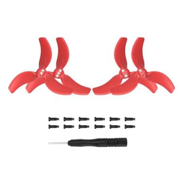 Imagem de Generic 3032S Hélices Lâmina para DJI Avata 2 acessórios de drone, hélices de substituição de lâminas com chave de fenda para Avata 2, 1 par/2 pares (2 pares x vermelho)