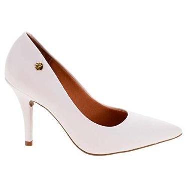 Imagem de Sapato Feminino Vizzano Scarpin Salto Fino Alto Branco 40