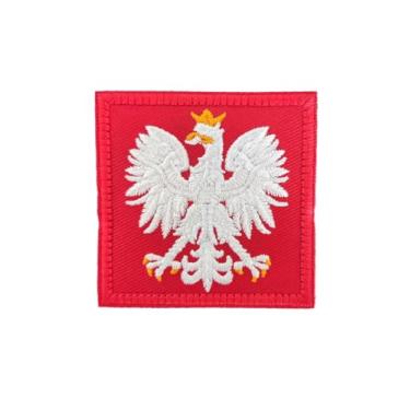 Imagem de Ruoming Ruoming 1 peça de adesivos de bandeira da Polônia com gancho e laço bordado tático militar nacional polônia patch (4)