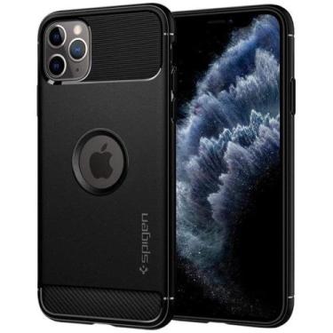 Imagem de Case Spigen iPhone 11 Pro Rugged Armor 077CS27231 Preto