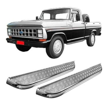 Imagem de Estribo F-1000 Até 1992 Chapa Cromado - HOZZ