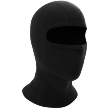 Imagem de Touca ninja Balaclava Algodão Moto Preta - Motoboy Cliclista - Loja Du