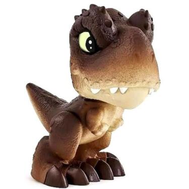 Imagem de Boneco Baby Dino T Rex Marrom Escuro Pupee 1477