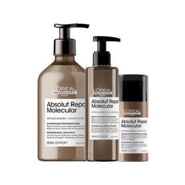 Imagem de Kit L'Oréal Professionnel Absolut Repair Molecular - Shampoo 500ml e L