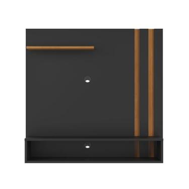 Imagem de Painel para TV Sala Quarto ate 32 polegadas Light - Prado Móveis, Pret