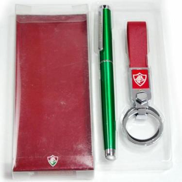 Imagem de Jogo Caneta Touchscreen De Metal Com Chaveiro - Fluminense - Mileno