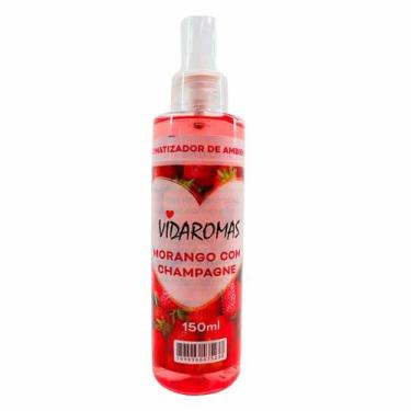 Imagem de Aromatizador Spray Vidaromas 150 ml Morango Com Champanhe - Artlimp