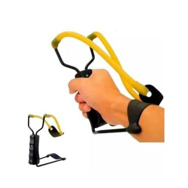 Imagem de Atiradeira Estilingue Profissional com Apoio de Pulso Pesca - AZPR