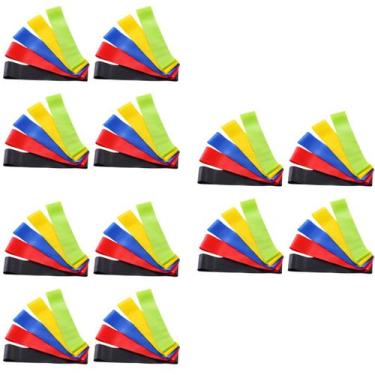 Imagem de kit 60 faixas elastica de resistencia mini band para treino em casa yo