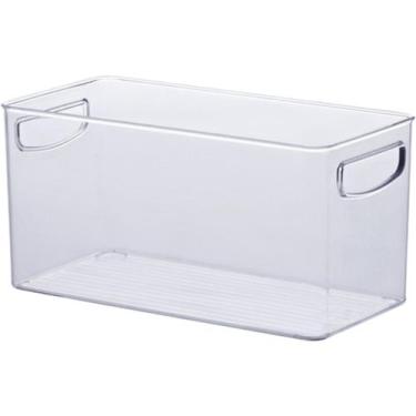 Imagem de Caixa organizador diamond  30 x15 x15 cm cristal acrilico s/ tampa par