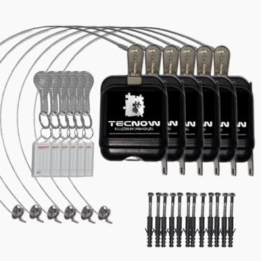 Imagem de 06 Travas Carrinho De Compras Condomínio com Chaves Tecnow - Síndico/Supermercado