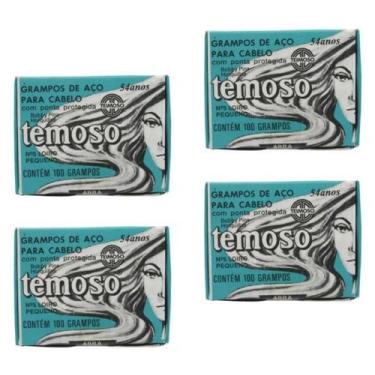 Imagem de Grampo Teimoso N5 Loiro Caixa C/100un Kit 03 Caixas Pequenas Incolor, 