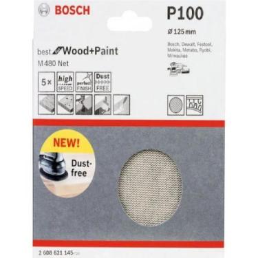 Imagem de Disco de Lixa Bosch 125mm Grao 100 5 Unid 2608621145000
