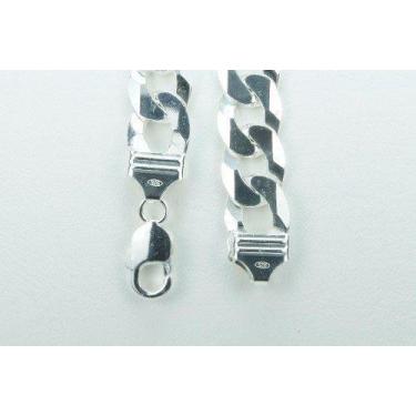 Imagem de Corrente Cordã Grumet Grossa 70cm Prata 925 Original - DG Presentes