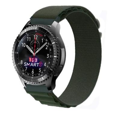 Imagem de Pulseira de Nylon Presilha para Gear S3 R760 R770 Galaxy Watch 46mm R8