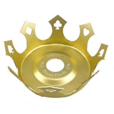 Imagem de Prato Zenith Coroa Royal Flush - Dourado