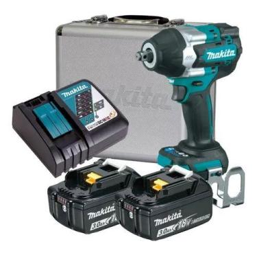 Imagem de Chave De Impacto 1/2 18v Dtw700 18v 2 Bateria 3ah Makita Biv