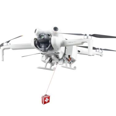 Imagem de Hanatora Payload Release Dropping Device for DJI Mini 4 Pro Drone,Delivery Airdrop Dropper,Fishing Bait Kit Accessories