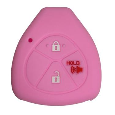 Imagem de Capa de chaveiro para Avensis RAV4: capa de chaveiro de silicone com 3 botões adequada para Toyota 4Runner Avensis Matrix RAV4 Yaris Hatchback Sedan HYQ12BBY MOZB41TG GQ429T HYQ12BDC 2007 a 2014