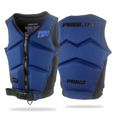 Imagem de Colete Salva Vidas Esportivo Slim Homologado Hydro Prolife, Azul, Mari