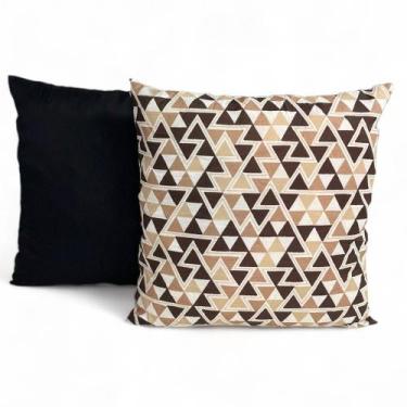 Imagem de Kit 2 Almofadas Cheias Decorativa Sala Quarto Sofá 48x48cm - JZ Enxova