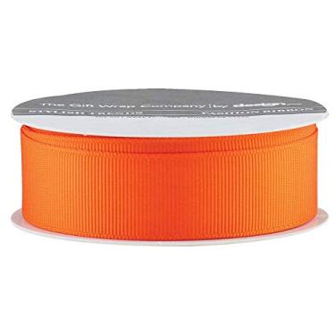 Imagem de The Gift Wrap Company Fita de gorgorão de 2,2 cm (7/8"), pacote com 6, abóbora