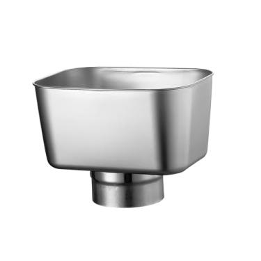 Imagem de Wswqop Adaptador de Calha de Calha, Conector de Calha de Chuva, Coletor de água de Chuva Portátil, Conector de Drenagem de Calha para Telhados de Casa, Diâmetro Do Tubo 102 Mm, Tamanho real