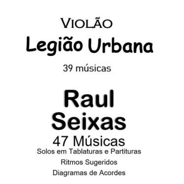 Imagem de Dois Cadernos de Solos e Cifras  Raul Seixas e Legião Urbana  200pg - 