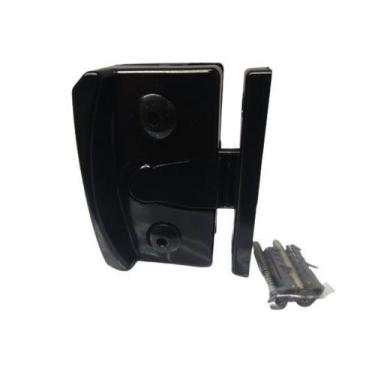 Imagem de Fechadura Bate Fecha Janela Vidro Temperado V/A- Preto - Hela