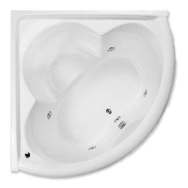 Imagem de Banheira de Canto Cantabria Individual com hidro em acrílico - Só Banh