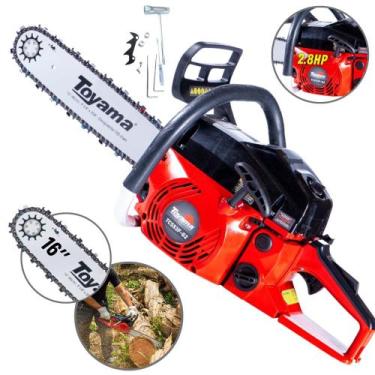 Imagem de Motosserra Toyama TCS53F-G2 À Gasolina Motor 2 Tempos 49cc 2,8HP Alta 