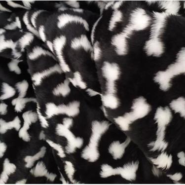 Imagem de Tecido Pelúcia Pele Estampada Animal Print Chinelos Pantufas Ursinhos 