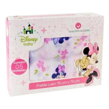 Imagem de Fralda De Pano Bebê Estampa Disney - Caixa Com 5 Unidades Lindas - Dug