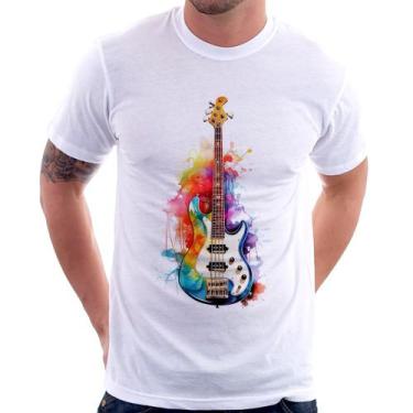 Imagem de Camiseta Contra Baixo Watercolor - Foca na Moda, Branco, GG