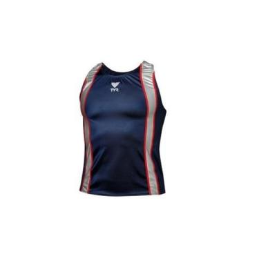 Imagem de TYR Regata masculina Tracer Multisport, azul-marinho, média