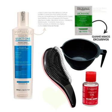 Imagem de Prohall Select One 300ml + Escova/Cumbuca/Sachê +Absolut Oil - Prohall