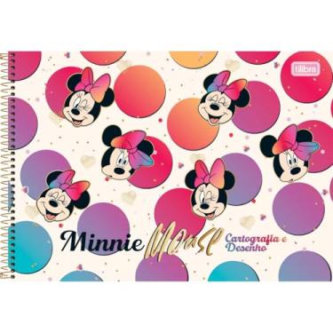 Imagem de Caderno Desenho Univ Capa Dura Minnie 80Fls. Pacote Com 04-81224