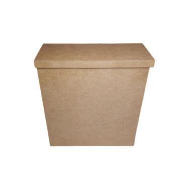 Imagem de Caixa Retangular Tampa Sapato para Folha Sulfite A3 28x11x30 Mdf Madei
